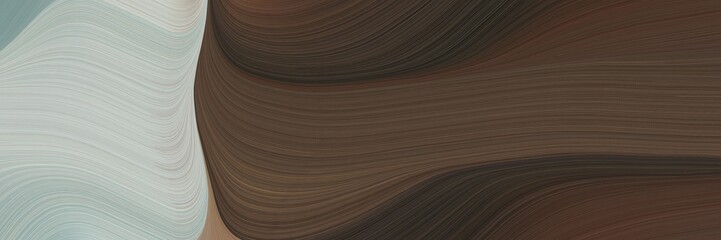 elegant colorful horizontal header with old mauve, ash gray and light slate gray colors. fluid curved flowing waves and curves