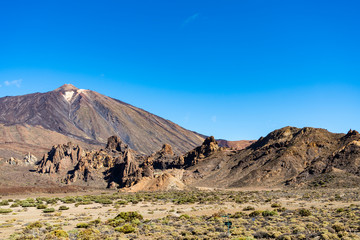 Fototapeta na wymiar Teide Volcano crater in Tenerife Island, Canary Islands
