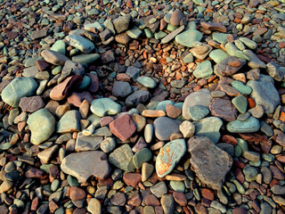 pebbles on the beach