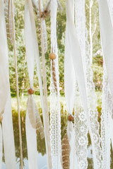 white dreamcatcher for decor