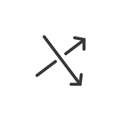 vector music icon.Music and sound icons. Vector illustration. Simplus series