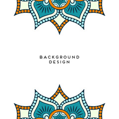 card design. Vintage floral invitation card template