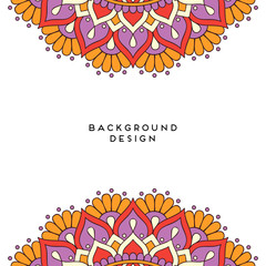 card design. Vintage floral invitation card template