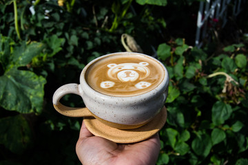 Bear Latte Art 