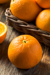 Raw Organic Fresh Oranges