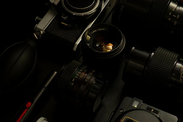 camera and lenses films style / analog