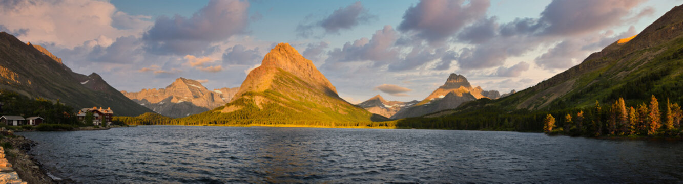 Swiftcurrent Lake Panorama 2y