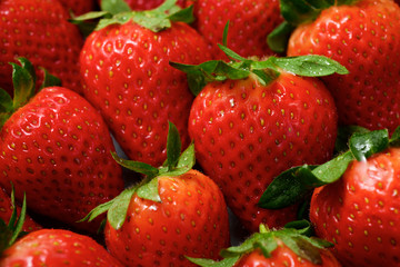 Strawberries close up