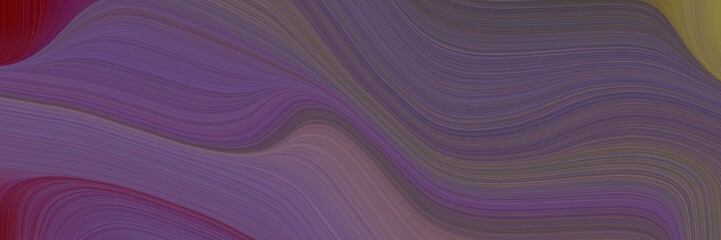 elegant artistic designed horizontal banner with dim gray, dark red and dark pink colors. fluid curved flowing waves and curves