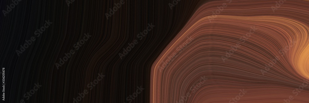Aufkleber elegant flowing header design with very dark pink, old mauve and sienna colors. fluid curved lines w
