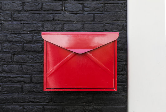 Red mailbox