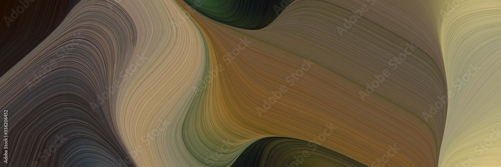 Poster elegant colorful horizontal header with dark olive green, dark khaki and very dark green colors. flu