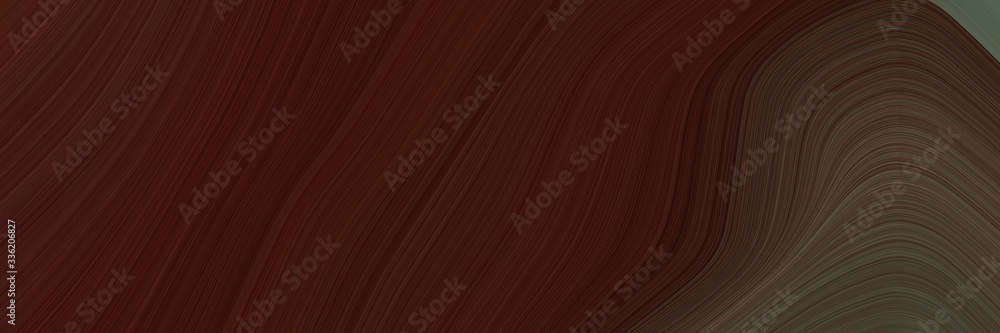 Poster elegant flowing banner with very dark pink, dark olive green and old mauve colors. fluid curved lines with dynamic flowing waves and curves