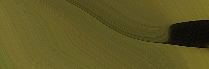 elegant moving header design with dark olive green, black and very dark green colors. fluid curved lines with dynamic flowing waves and curves
