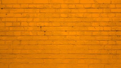 Wall brick orange background texture image.