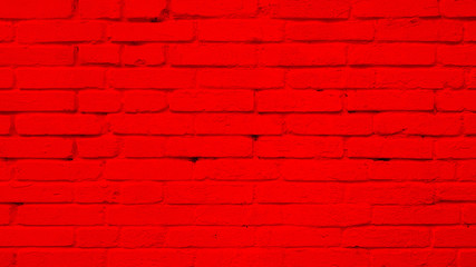 Red brick wall texture background.