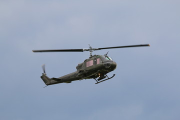 Bell UH1 helicopter airshow