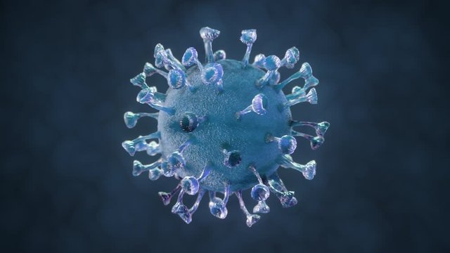Corona Virus 3D Realisitc Render with Alpha Channel