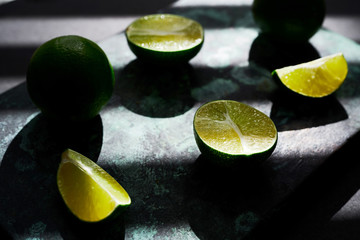 Cut Limes on Board
