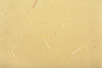 Texture rice Chinese paper. Yellow color.