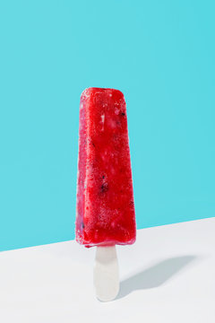 strawberry ice pop