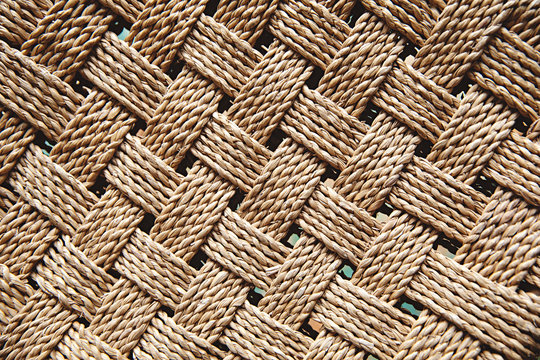 close up of woven texture