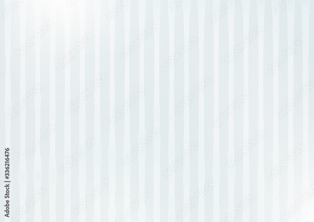 Poster White striped background with gray vertical stripes. Vector pattern