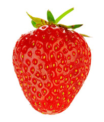 Strawberry isolated on white background.