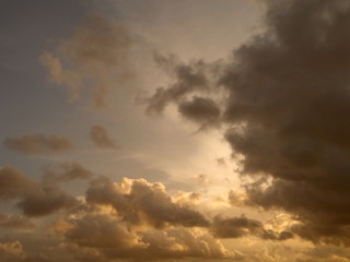 clouds in the sky