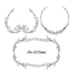 Fine line art in black ink on a white background frame for decor.