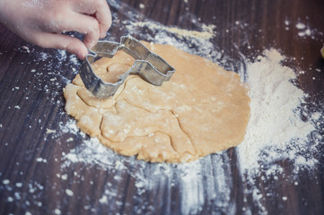 Osterhasen Plätzchen stechen
