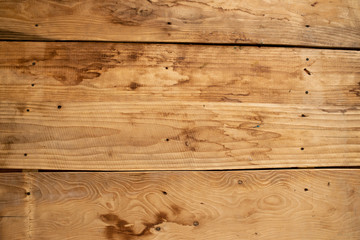 Rustic old wooden floor with oil spots