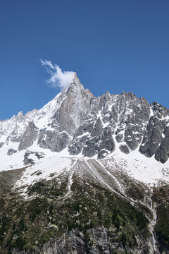 Les Drus. Chamonix, France.