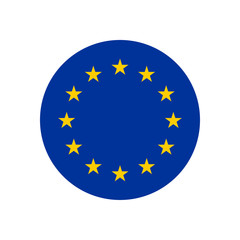 European Union EU Europe Government flag insignia icon vector EPS 10