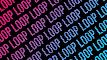 Loop Text Background