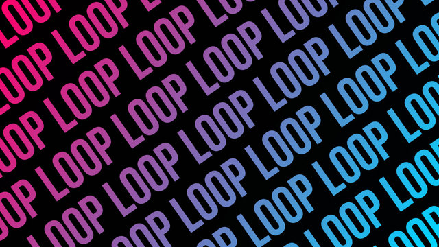 Loop Text Background