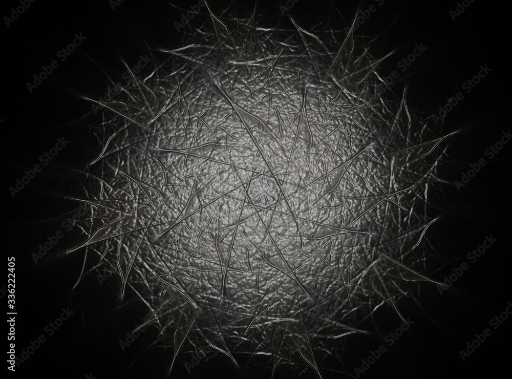 Poster computer generated fractal artwork for creative design, art and entertainment. background with rotat