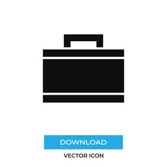 Briefcase vector icon, simple sign for web site and mobile app.