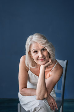 Portrait of a smiling middle aged woman
