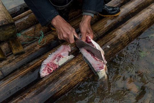 Chinese traditional fisherman