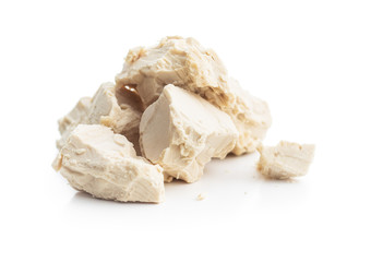 Fresh yeast blocks.