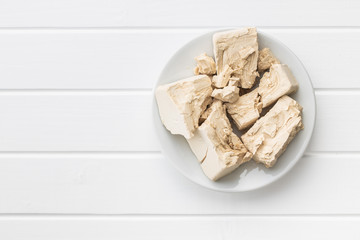 Fresh yeast blocks