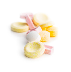 Colorful hard candies.