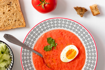 gazpacho - cold tomato soup
