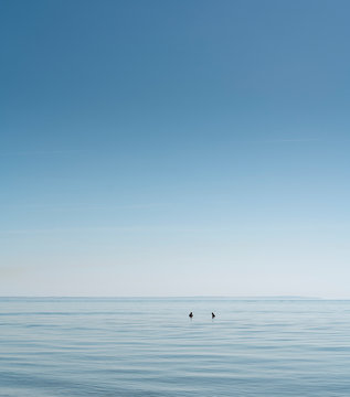 Minimalistic seascape
