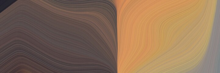 modern beautiful futuristic banner with old mauve, dark khaki and rosy brown color. curvy background illustration