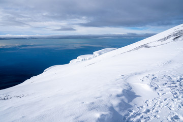 Landscape on top of Kilimanjaro mountain, Tanzania