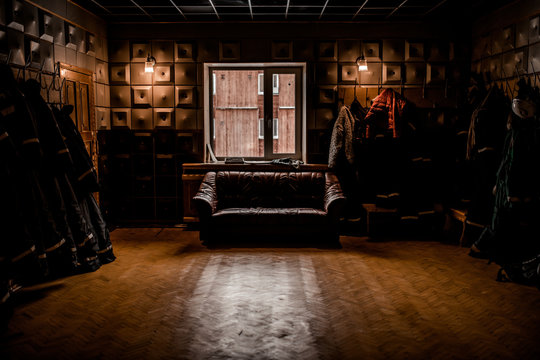 Room in abandoned Russian arctic mining city