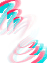 abstract line art background. twisted colourful lines, waves, swirl. modern dynamic texture 