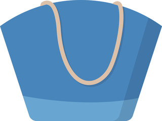 Summer Bag Vector illustration. Vector summer bag.  White background. Bag Isolated